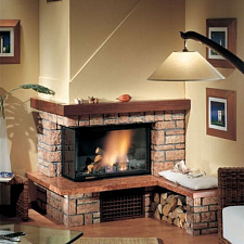 Облицовка Tema Due dx с банкетой (EdilKamin)