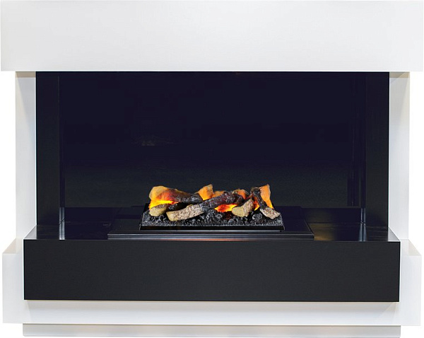 Dimplex Cube очаг Cassette 400 LNH-INT (с дровами) белый с черным_0