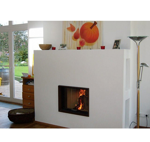 Brunner kompakt-kamin kk 57/67 lifting, стальной вертикальный дымосборник, черные рамки_2