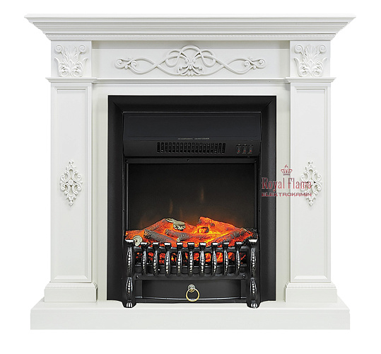 Royal Flame Derby очаг Fobos FX Black old silver_1